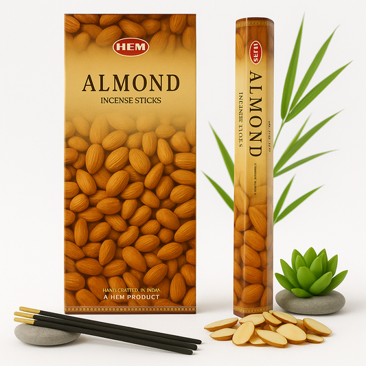 🥜 Encens HEM Amandes – Gourmandise & Relaxation