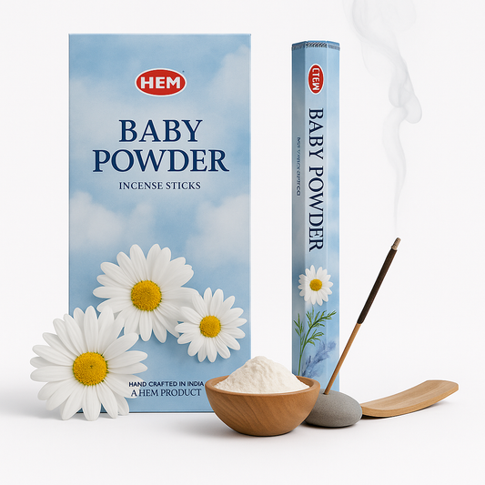 👶 Encens HEM Baby Powder – Douceur & Confort
