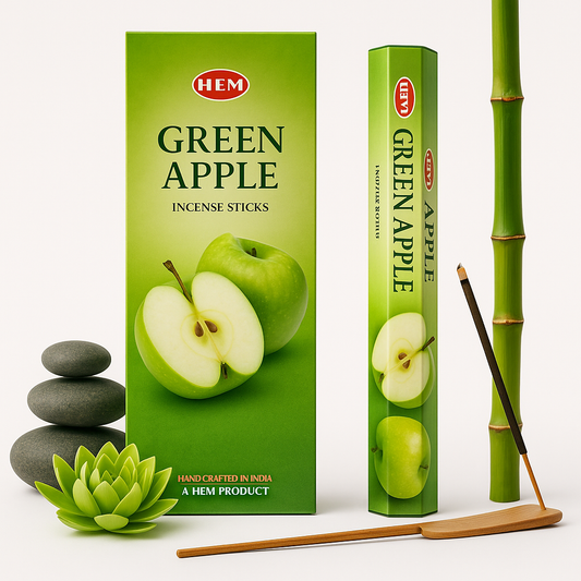 🌿 Encens Pomme Verte HEM – Fraîcheur Naturelle & Instant Zen