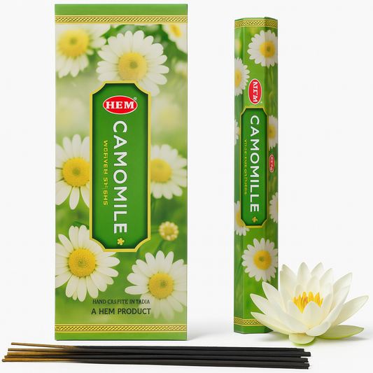 😴 Encens HEM Camomille – Apaisement & Sommeil