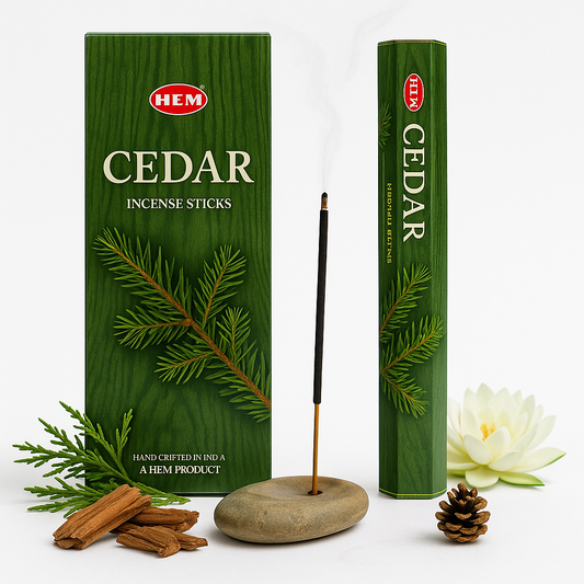 🌲 Encens HEM Cèdre – Ancrage & Stabilité