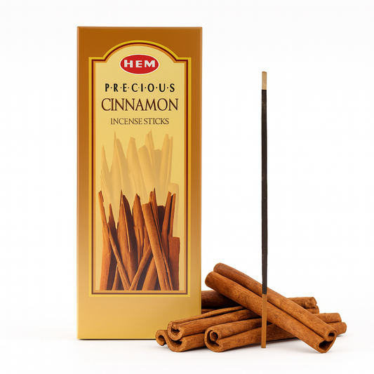 🥧 Encens HEM Cannelle – Chaleur & Motivation