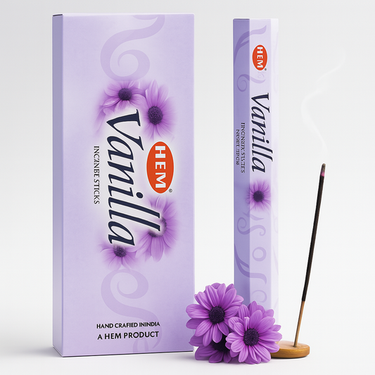 🍨 Encens HEM Vanille – Douceur & Confort