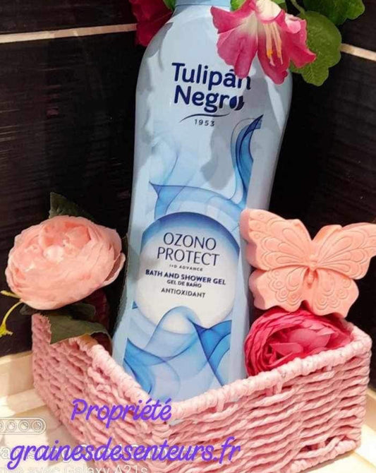 Gel douche et bain Tulipan Negro ozono 650ml