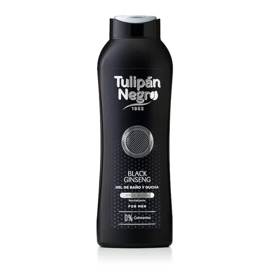 Gel douche et bain Tulipan Negro pour homme ginseng noir 650ml