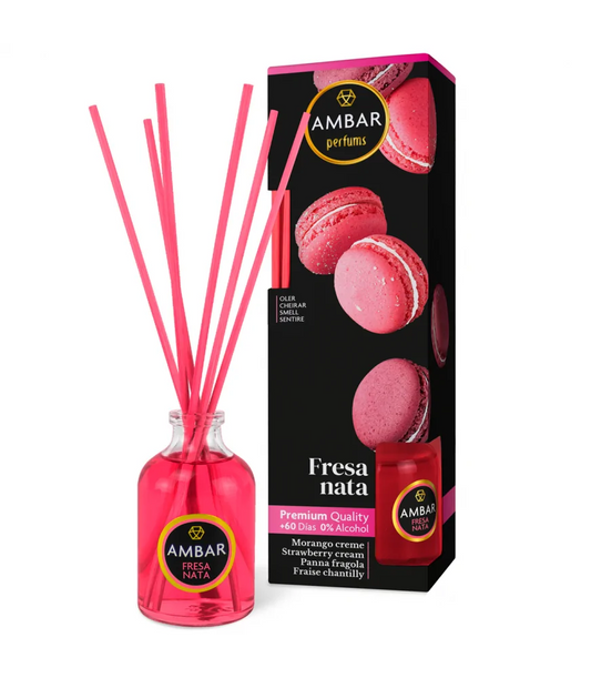 Mikado bâton Ambar fraise chantilly 30ml