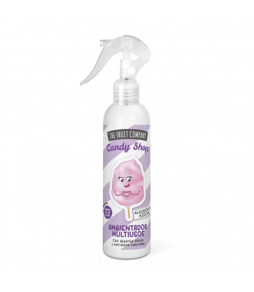 Spray d'ambiance air et tissu The Fruit Company Candy shop barbe à papa 200ml